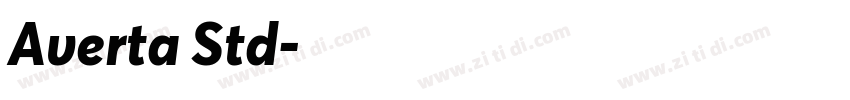 Averta Std字体转换